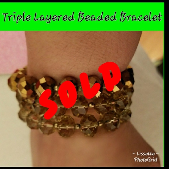 & Other Stories Jewelry - 🌈Amber Colored Tri Layered Bracelet🌈